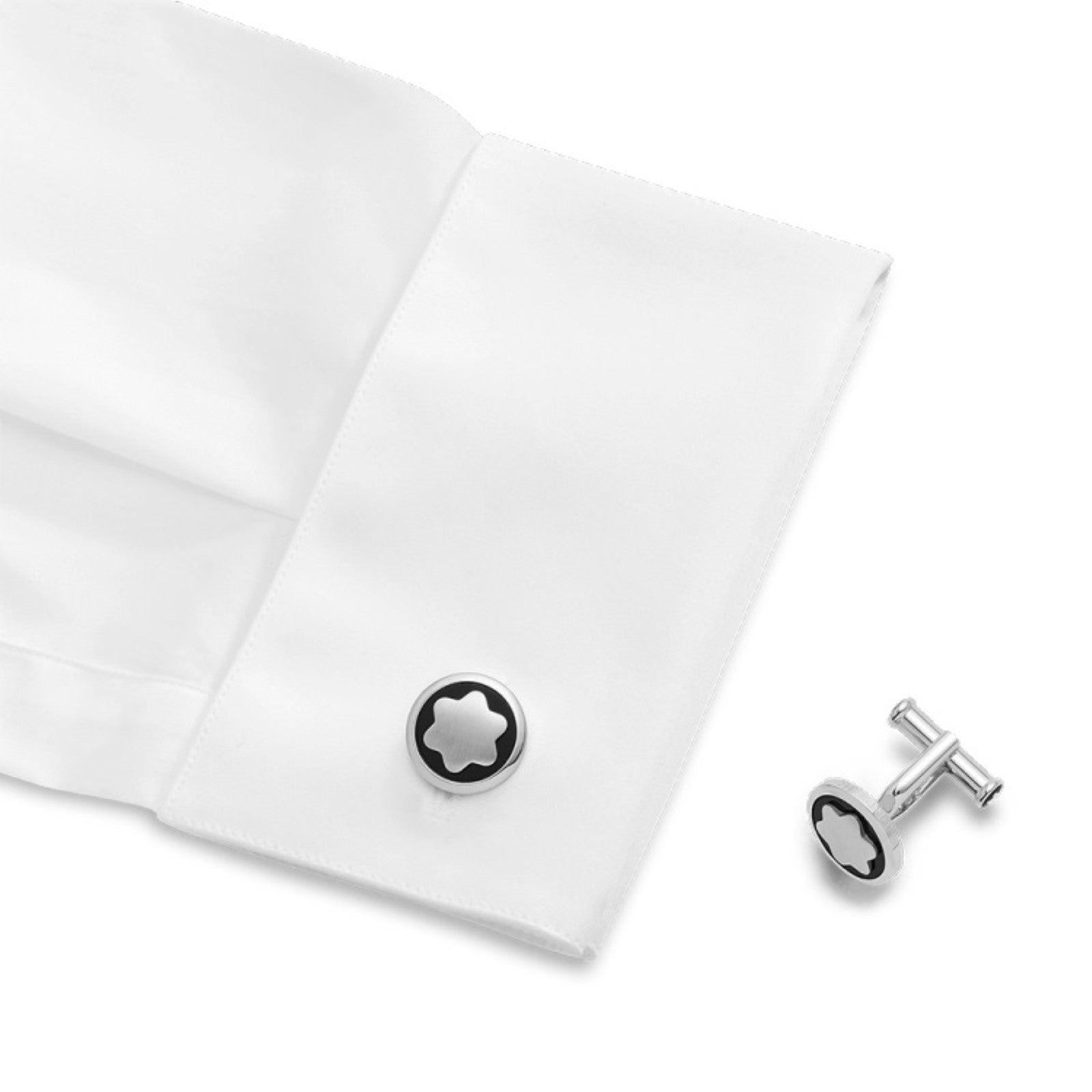Montblanc Star cufflinks steel 116661