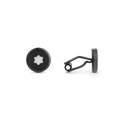 Montblanc StarWalker Black Cosmos cufflinks in black steel 129788