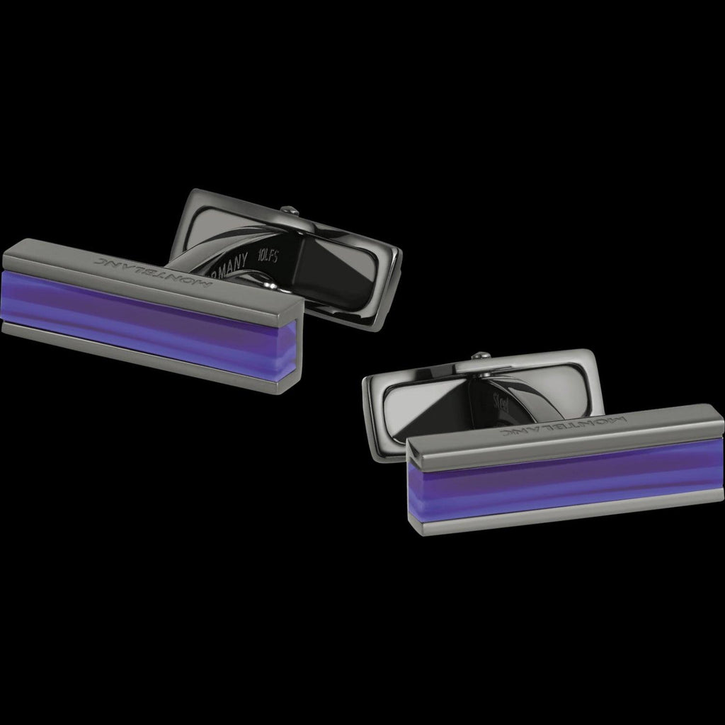 Montblanc Urban Speed cufflinks black PVD finish steel 112930