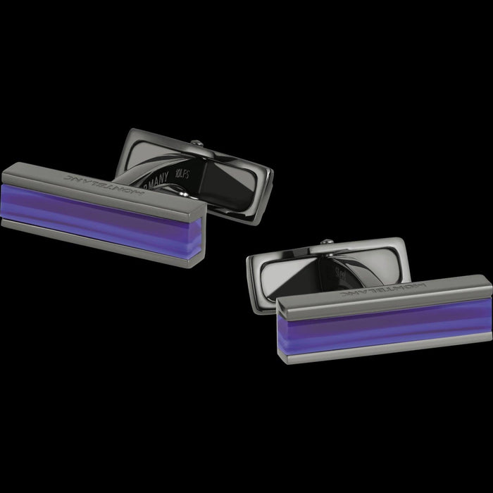 Montblanc Urban Speed cufflinks black PVD finish steel 112930