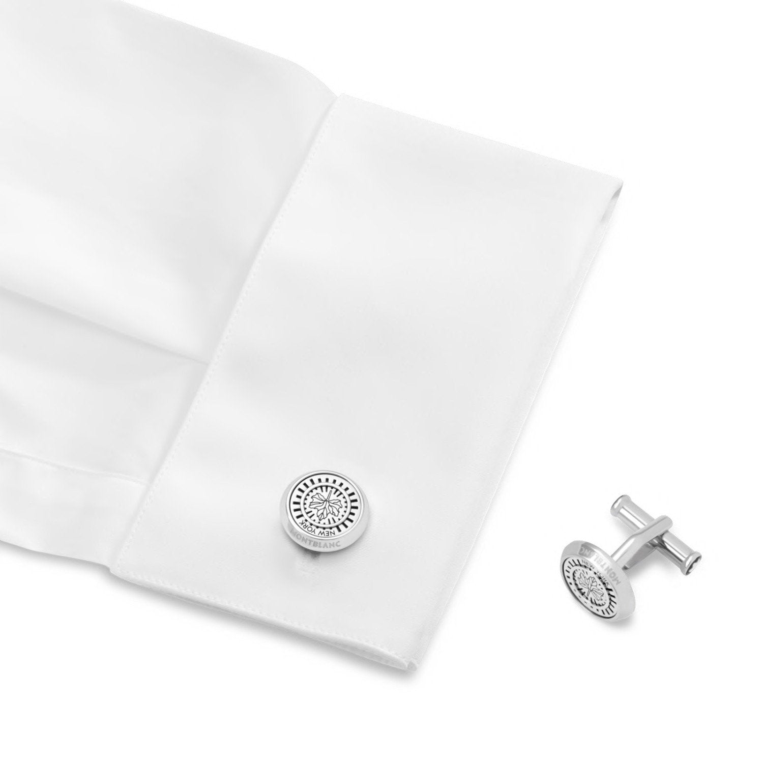 Montblanc Urban Spirit steel cufflinks 124057