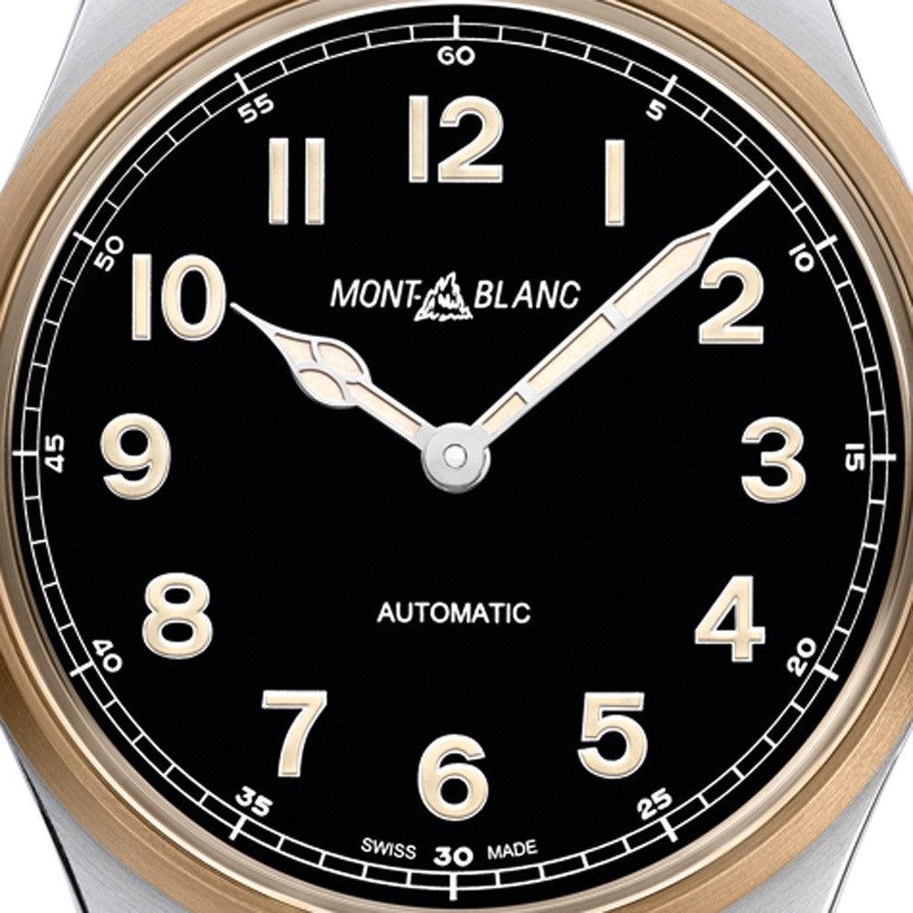 Montblanc watch 1858 Automatic 40mm black automatic steel and bronze 117833