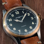 Montblanc watch 1858 Automatic 44mm black automatic steel and bronze 116241