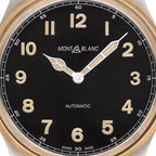 Montblanc watch 1858 Automatic 44mm black automatic steel and bronze 116241