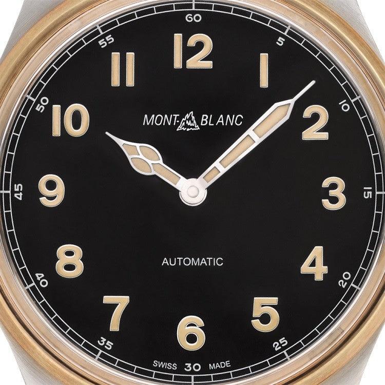 Montblanc watch 1858 Automatic 44mm black automatic steel and bronze 116241