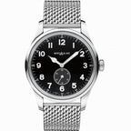 Montblanc 1858 Automatic Small Second 44mm black automatic steel watch 115074