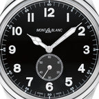 Montblanc 1858 Automatic Small Second 44mm black automatic steel watch 115074