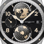 Montblanc watch 1858 Geosphere Automatic UTC 42mm black automatic steel 117837