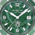 Montblanc watch 1858 Ice Sea Automatic Date 41mm green automatic steel 129373
