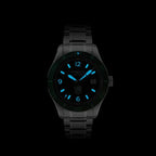 Montblanc watch 1858 Ice Sea Automatic Date 41mm green automatic steel 129373