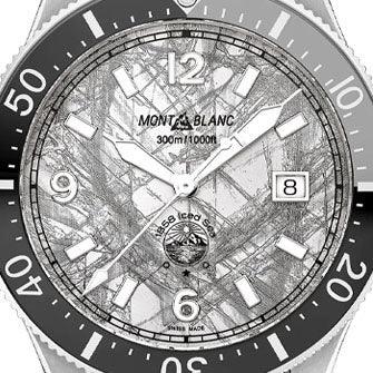 Montblanc 1858 Iced Sea Automatic Date 41mm grey automatic steel watch 130793