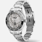 Montblanc 1858 Iced Sea Automatic Date 41mm grey automatic steel watch 130793