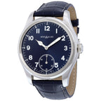 Montblanc watch 1858 Manual Small Second 44mm blue manual winding steel 113702