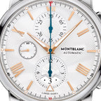 Montblanc watch 4810 Chronograph 43mm silver automatic steel 114856