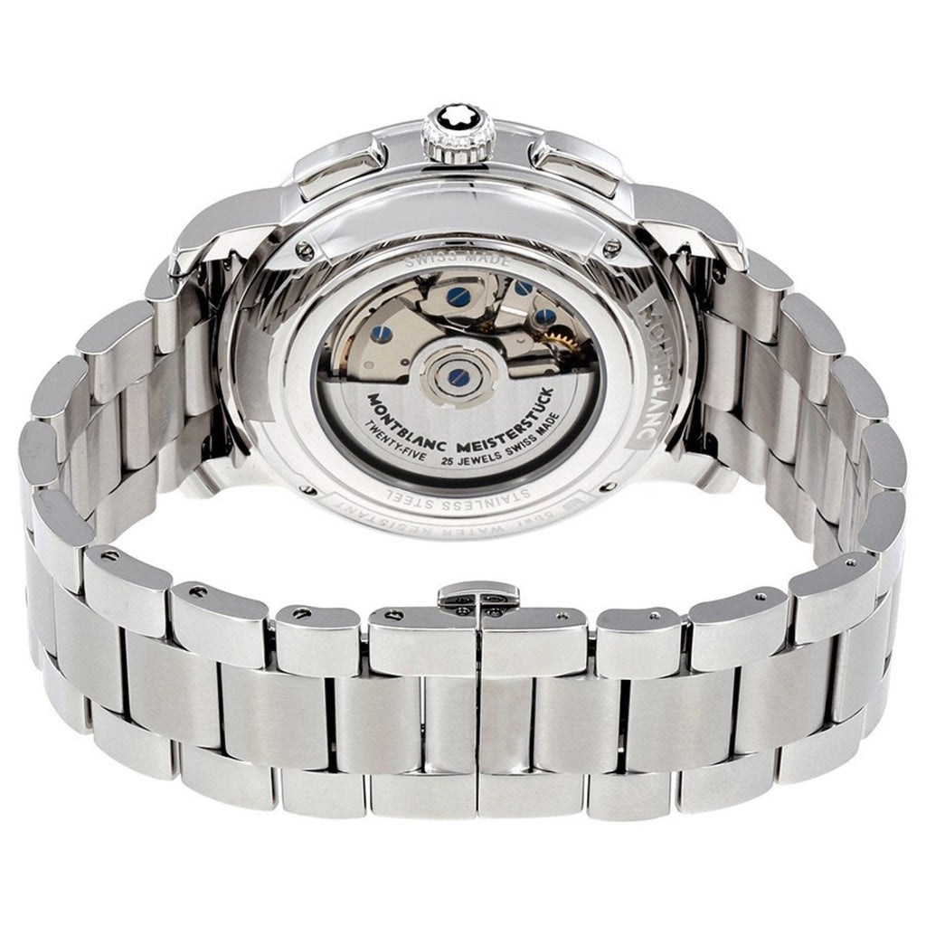 Montblanc watch 4810 Chronograph 43mm silver automatic steel 114856