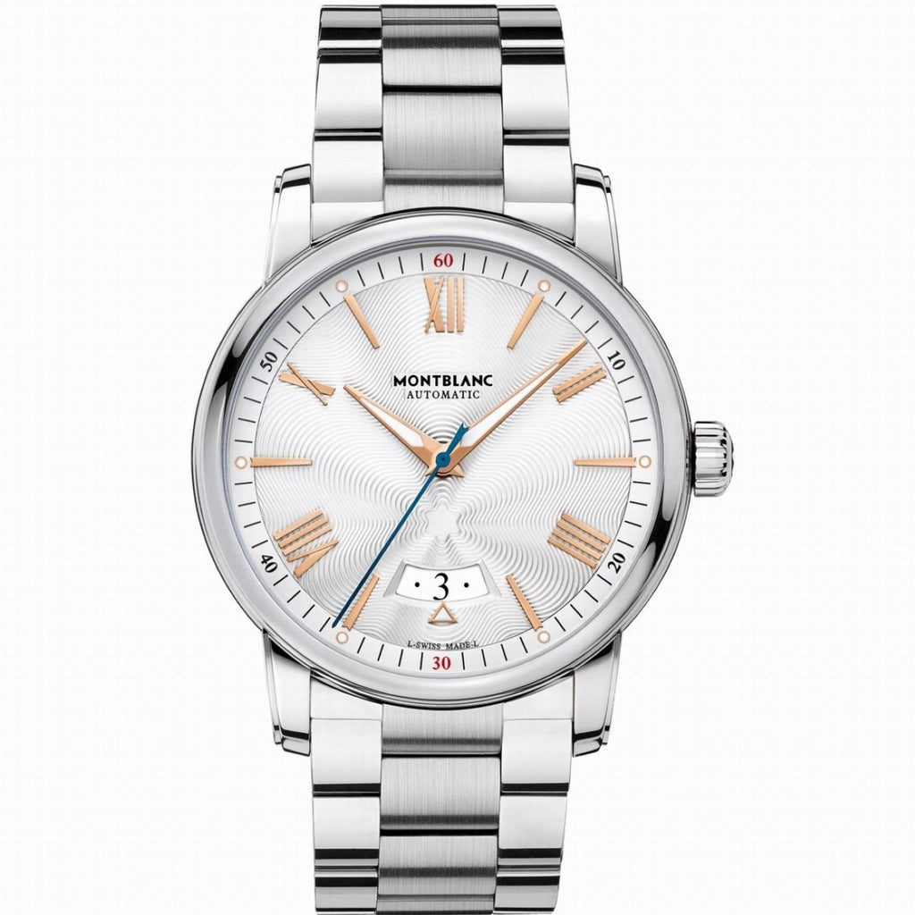 Montblanc watch 4810 Date 42mm silver automatic steel 114852