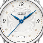 Montblanc Bohème Date 37mm white automatic steel watch 114733