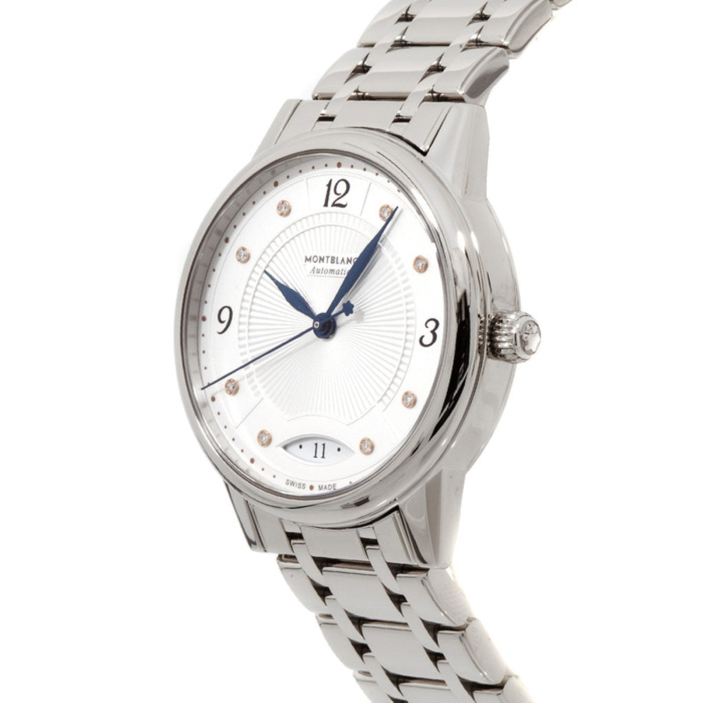 Montblanc Bohème Date 37mm white automatic steel watch 114733