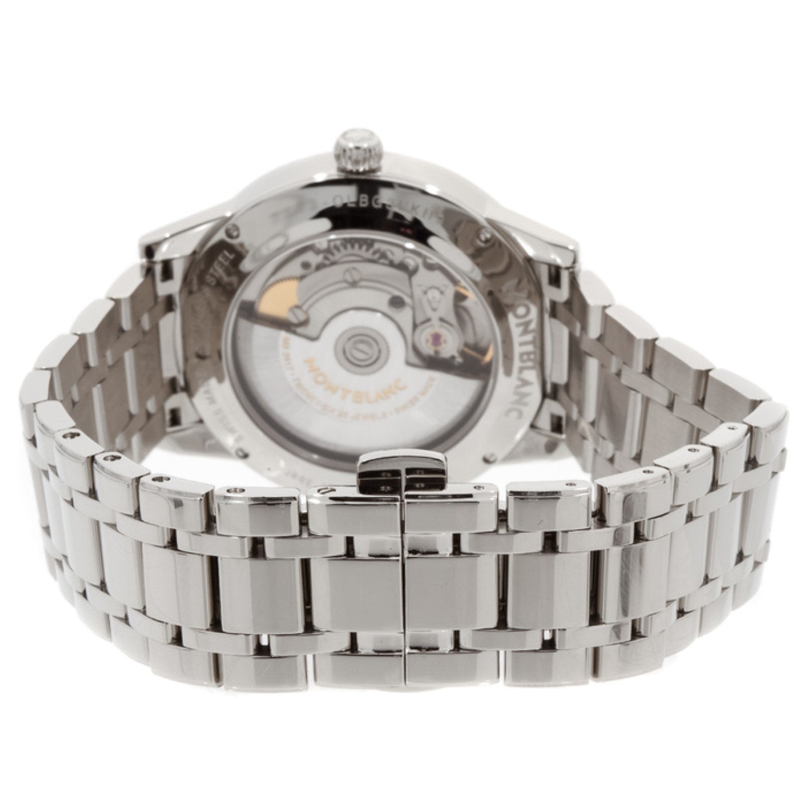 Montblanc Bohème Date 37mm white automatic steel watch 114733