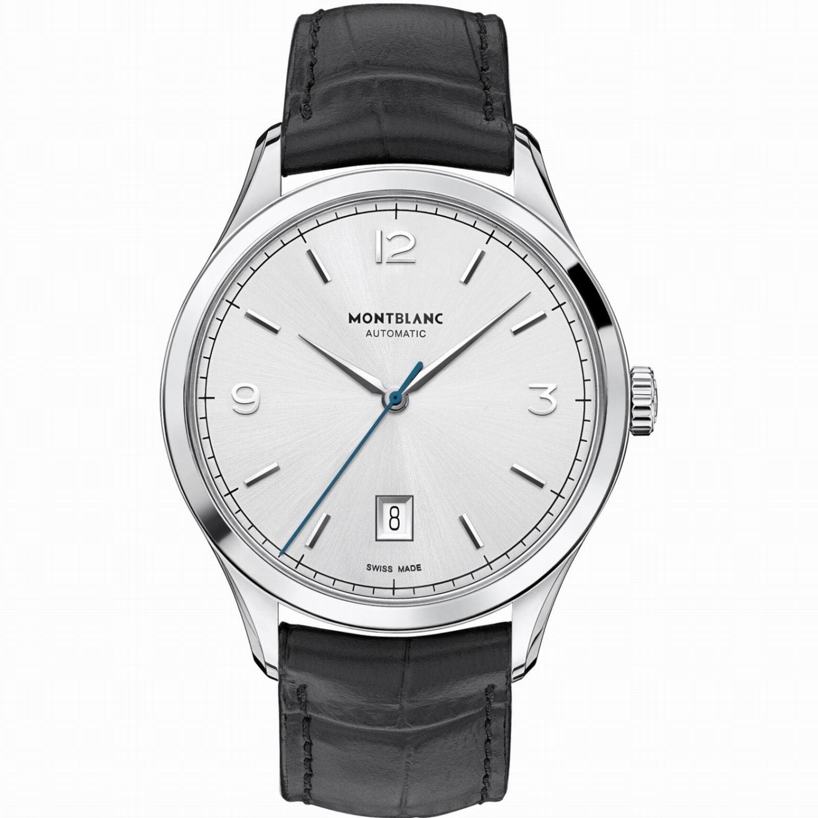 Montblanc Heritage Chronometrie 40mm silver automatic steel watch 112533