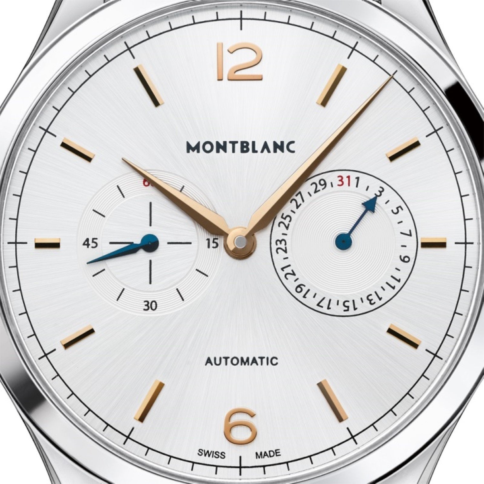 Montblanc Heritage Chronometrie 40mm Silver Automatic Steel Watch 114873