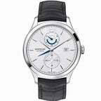 Montblanc Heritage Chronometrie Dual Time 41mm silver automatic steel watch 112540