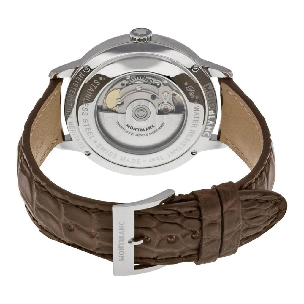 Montblanc orologio Heritage Spirit 41mm argento automatico acciaio 110695