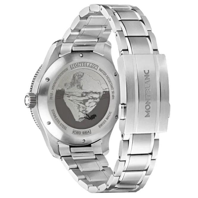Montblanc Iced Sea Date 41mm burgundy automatic steel 132291