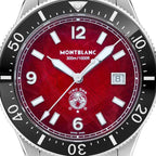 Montblanc Iced Sea Date 41mm burgundy automatic steel 132291
