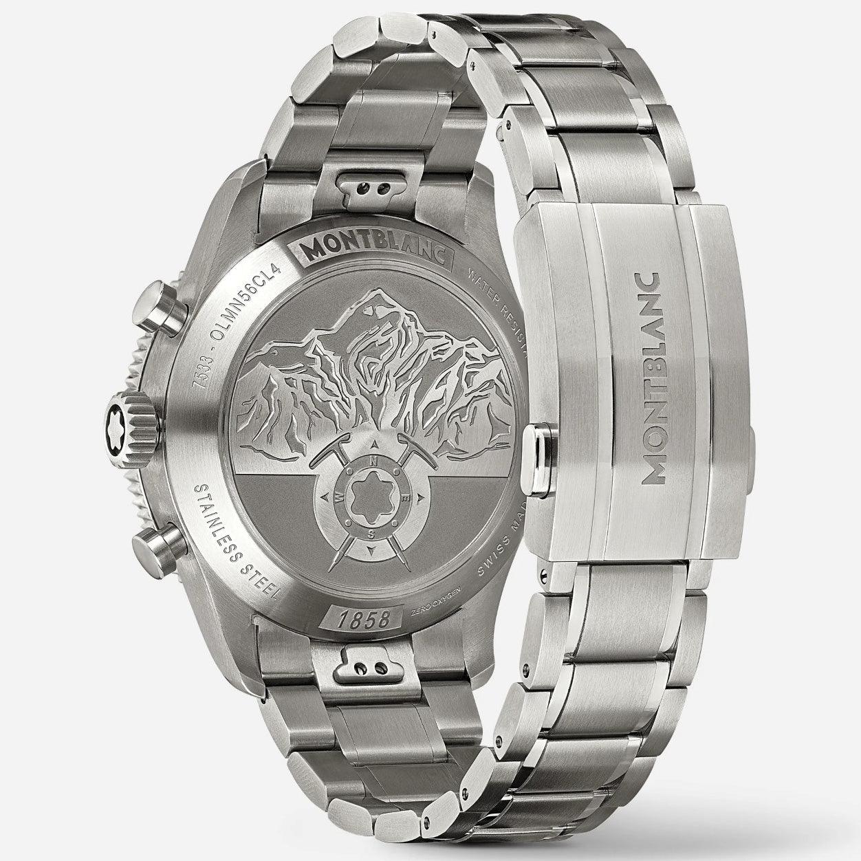Montblanc Montblanc 1858 Automatic Chronograph 0 Oxygen The 8000 42mm grey automatic steel 130983