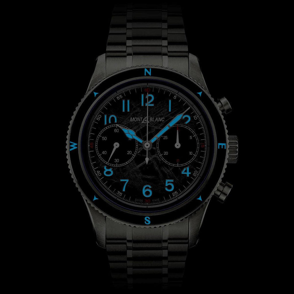 Montblanc Montblanc 1858 Automatic Chronograph 0 Oxygen The 8000 42mm grey automatic steel 130983