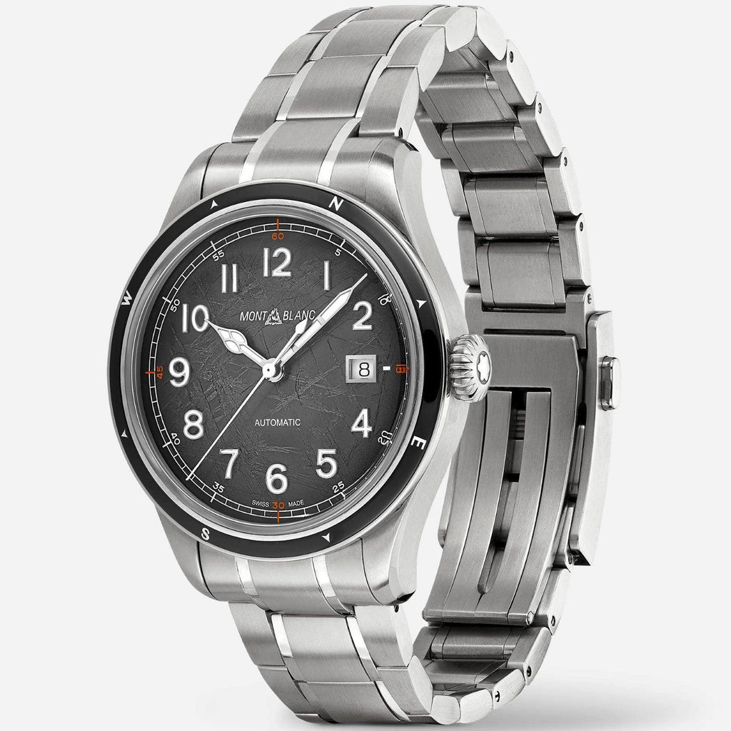 Montblanc watch Montblanc 1858 Automatic Date 0 Oxygen The 8000 41mm grey automatic steel 130984