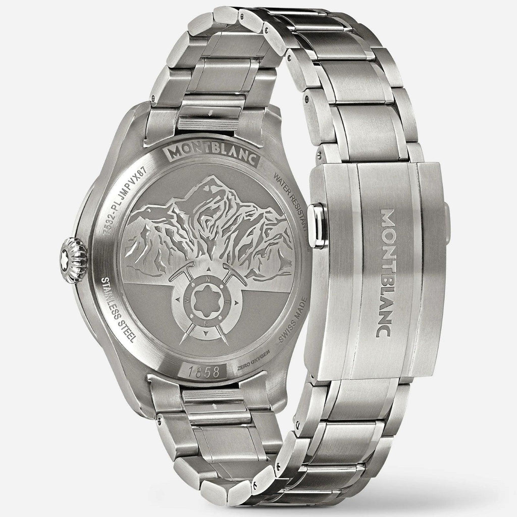 Montblanc watch Montblanc 1858 Automatic Date 0 Oxygen The 8000 41mm grey automatic steel 130984