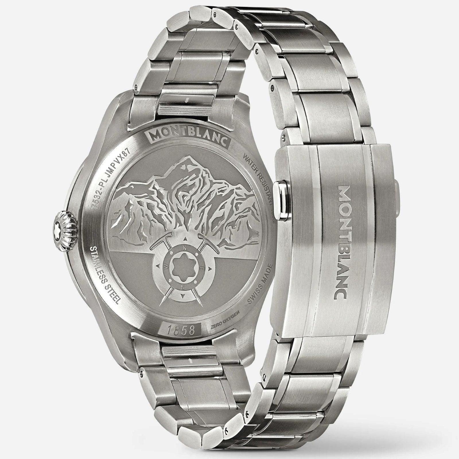Montblanc watch Montblanc 1858 Automatic Date 0 Oxygen The 8000 41mm grey automatic steel 130984