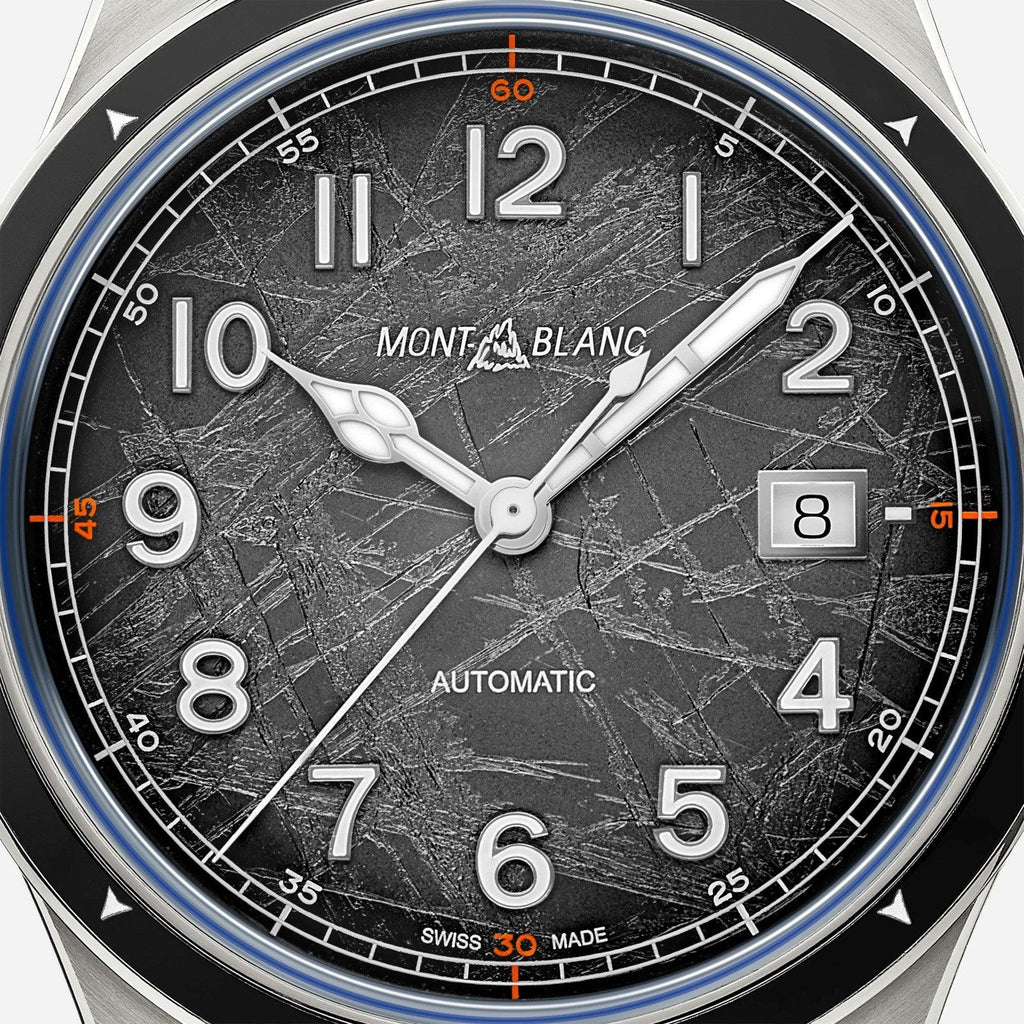 Montblanc watch Montblanc 1858 Automatic Date 0 Oxygen The 8000 41mm grey automatic steel 130984