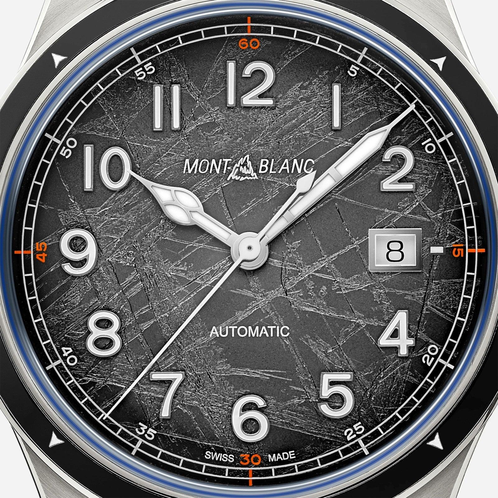 Montblanc watch Montblanc 1858 Automatic Date 0 Oxygen The 8000 41mm grey automatic steel 130984