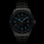 Montblanc watch Montblanc 1858 Automatic Date 0 Oxygen The 8000 41mm grey automatic steel 130984