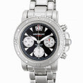 Montblanc watch Sport Flyback Chronograph 41.5mm black automatic steel 8466
