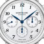 Montblanc Star Legacy Chronograph 42mm Silver Automatic Steel 118514