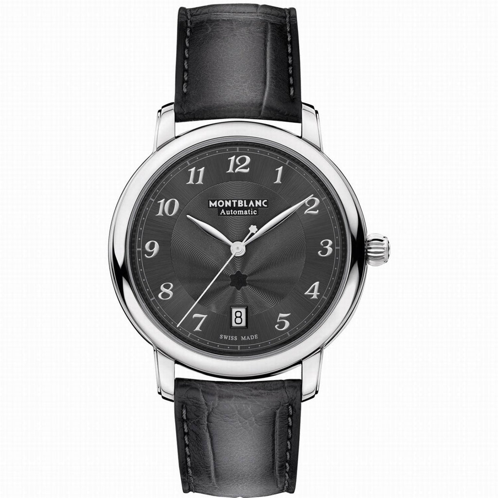 Montblanc Star Legacy Date watch 39mm grey automatic steel 118517