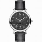 Montblanc Star Legacy Date watch 39mm grey automatic steel 118517
