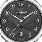 Montblanc Star Legacy Date watch 39mm grey automatic steel 118517