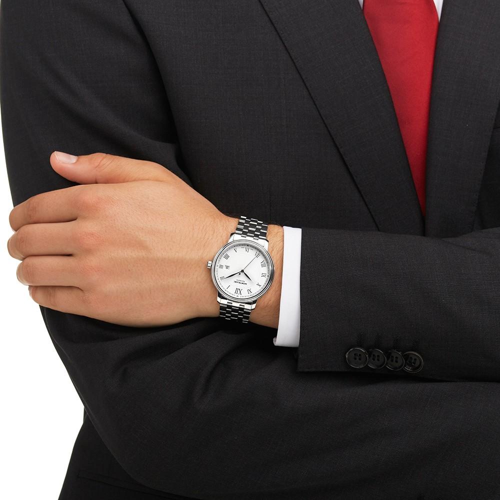 Montblanc Tradition Date Automatic 40mm steel watch 112610