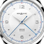 Montblanc orologio uomo Heritage GMT 40mm automatico acciaio 119949