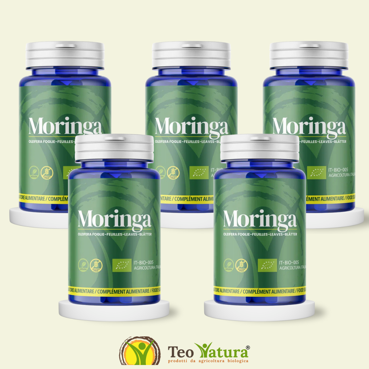 Organic Moringa Oleifera in Capsules | 50 Capsules