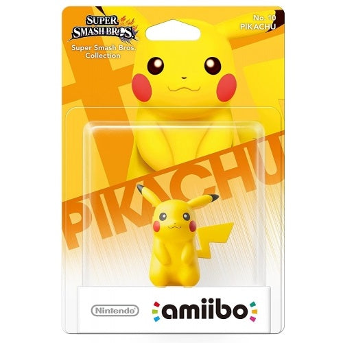 Amiibo Nintendo Super Smash Bros Collection - Pikachu No. 10 Figure Pokemon New