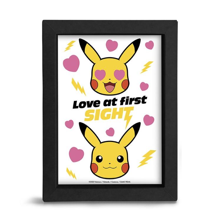 ABYSTYLE - POKEMON (LOVE AT FIRST) LOVE AT FIRST SIGHT GIFT FRAME POSTER GB