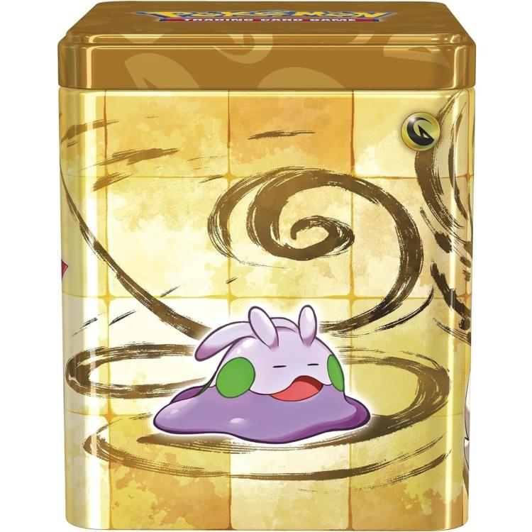 Pokemon Stacking Tin 2024 Tcg Gcc Stackable Metal Card Game Gold It