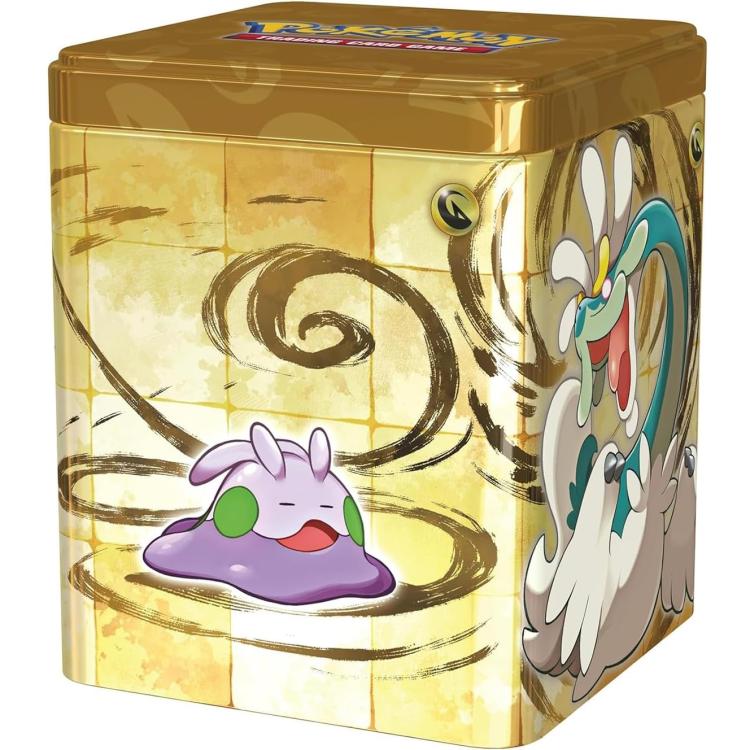 Pokemon Stacking Tin 2024 Tcg Gcc Stackable Metal Card Game Gold It