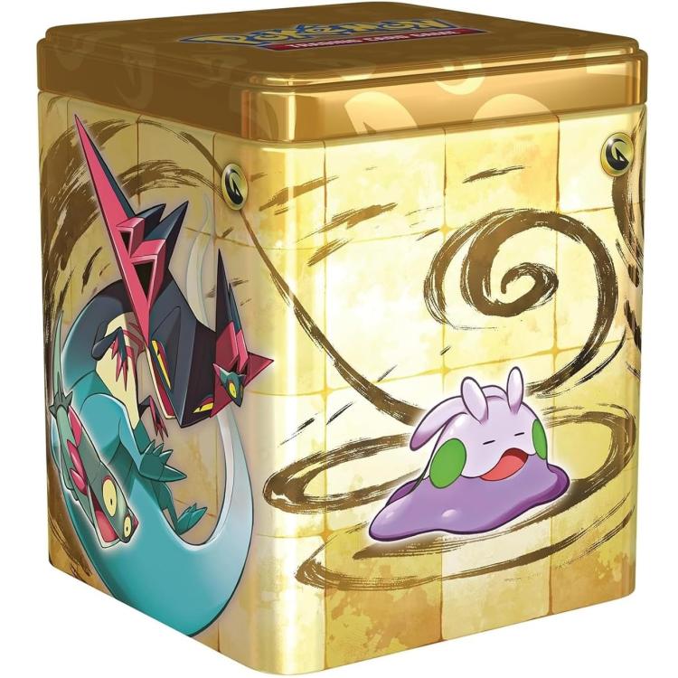 Pokemon Stacking Tin 2024 Tcg Gcc Stackable Metal Card Game Gold It